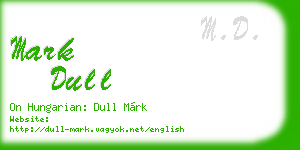 mark dull business card